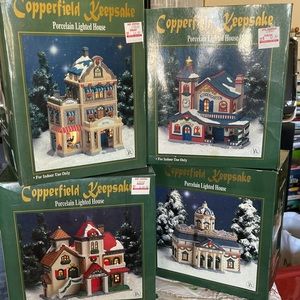 COPY - Copperfield Keepsake porcelain lighted houses